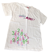 Le tee-shirt Drles de Maths !
